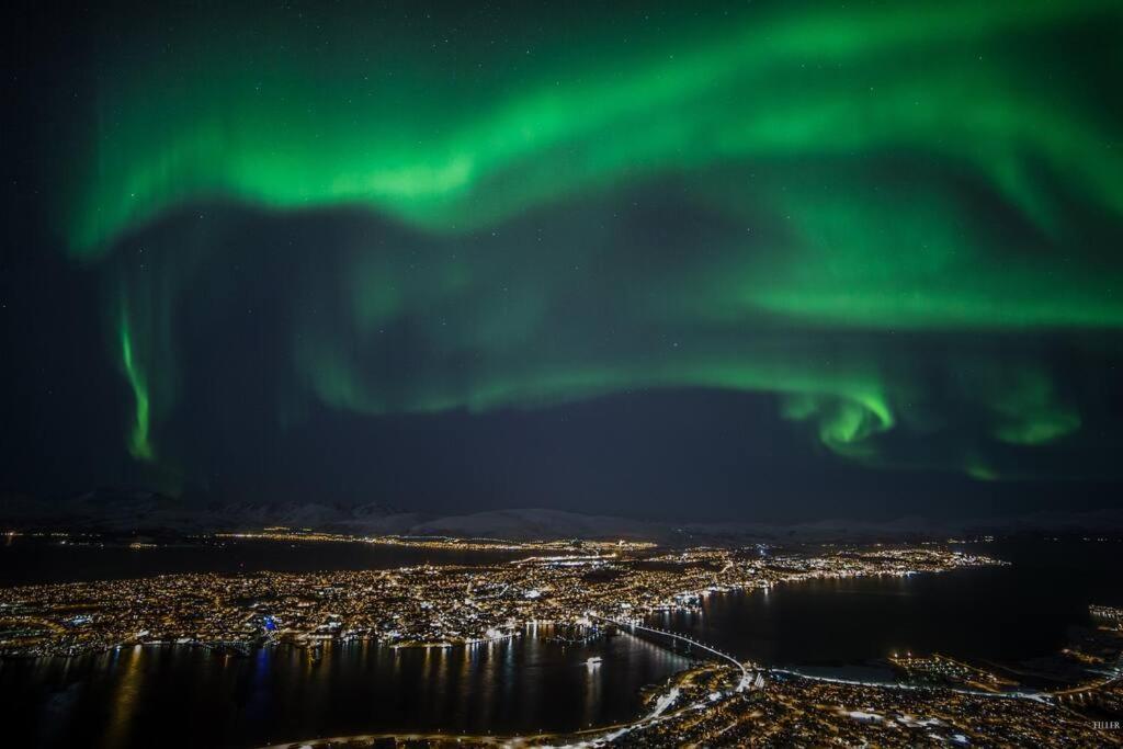 In The Heart Of The Aurora Borealis - Tromso City 외부 사진